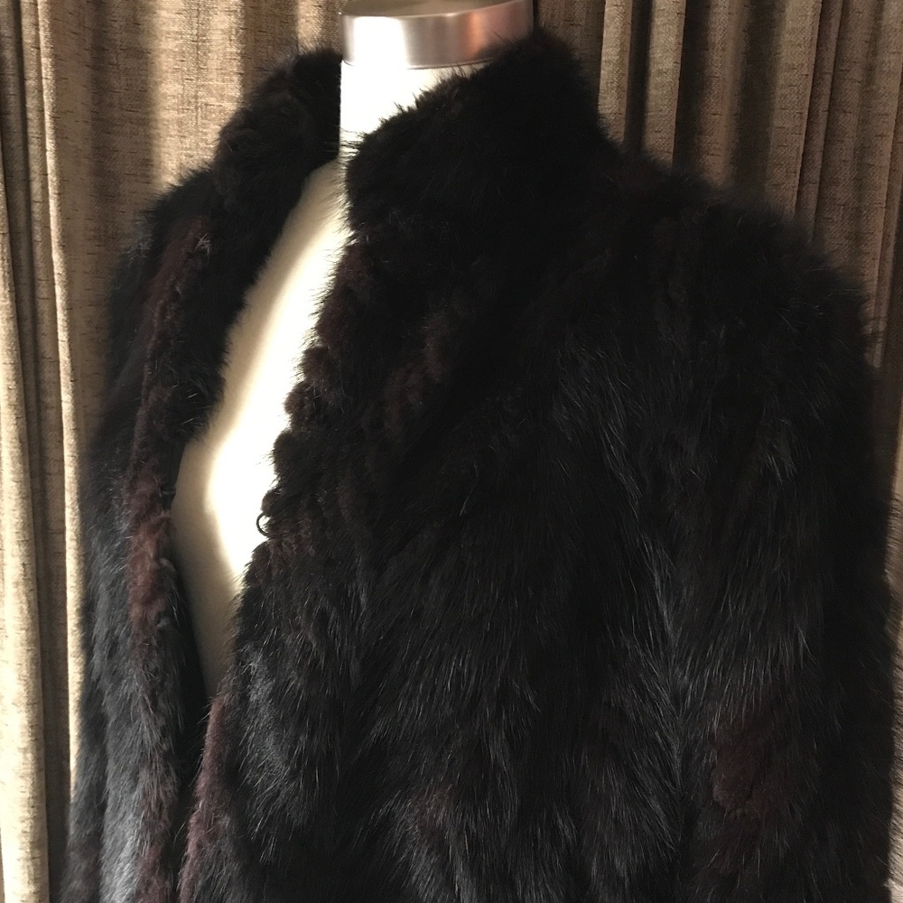 Vintage Black Mink Coat